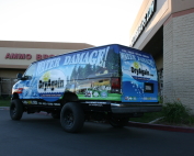 water damage van wrap