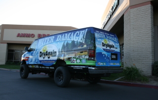 water damage van wrap