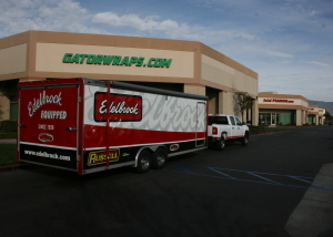 edelbrock equipped trailer wrap