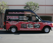 stadium nissan fleet wrap