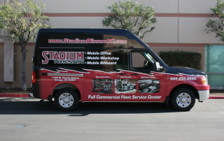 stadium nissan fleet wrap