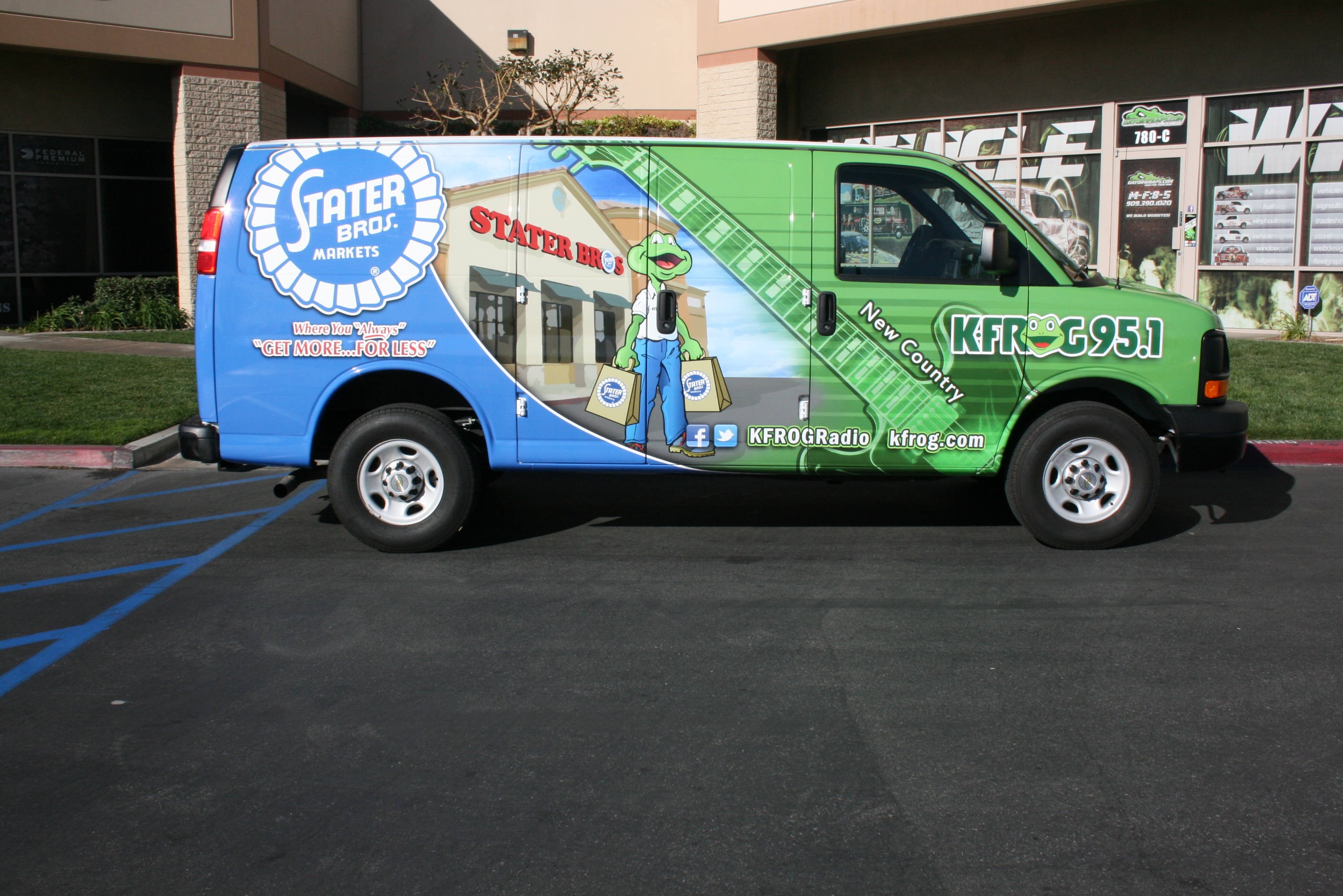 stater bros kfrog van wrap