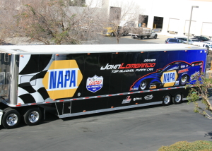 NAPA trailer wrap