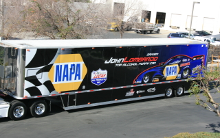 NAPA trailer wrap