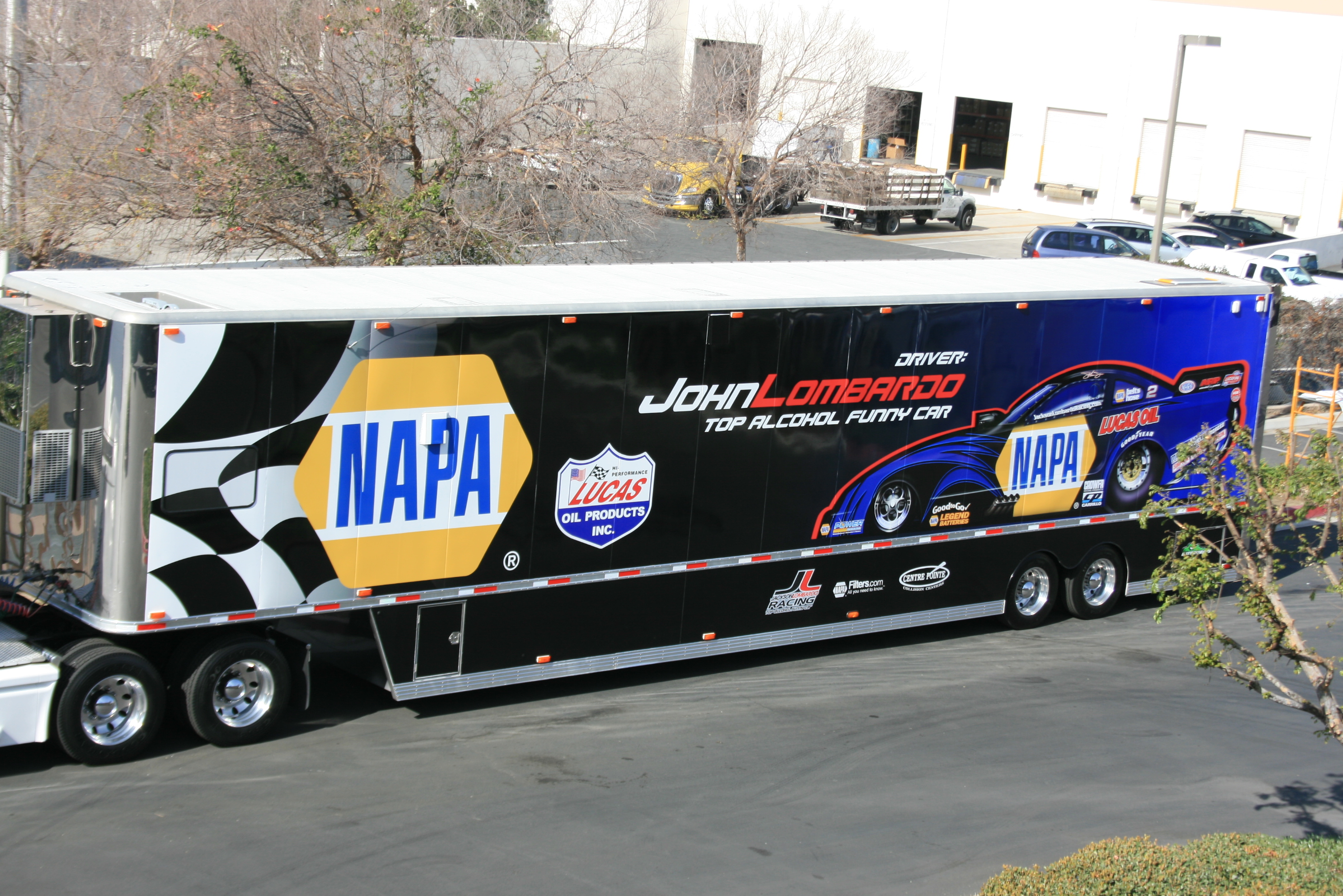 NAPA trailer wrap