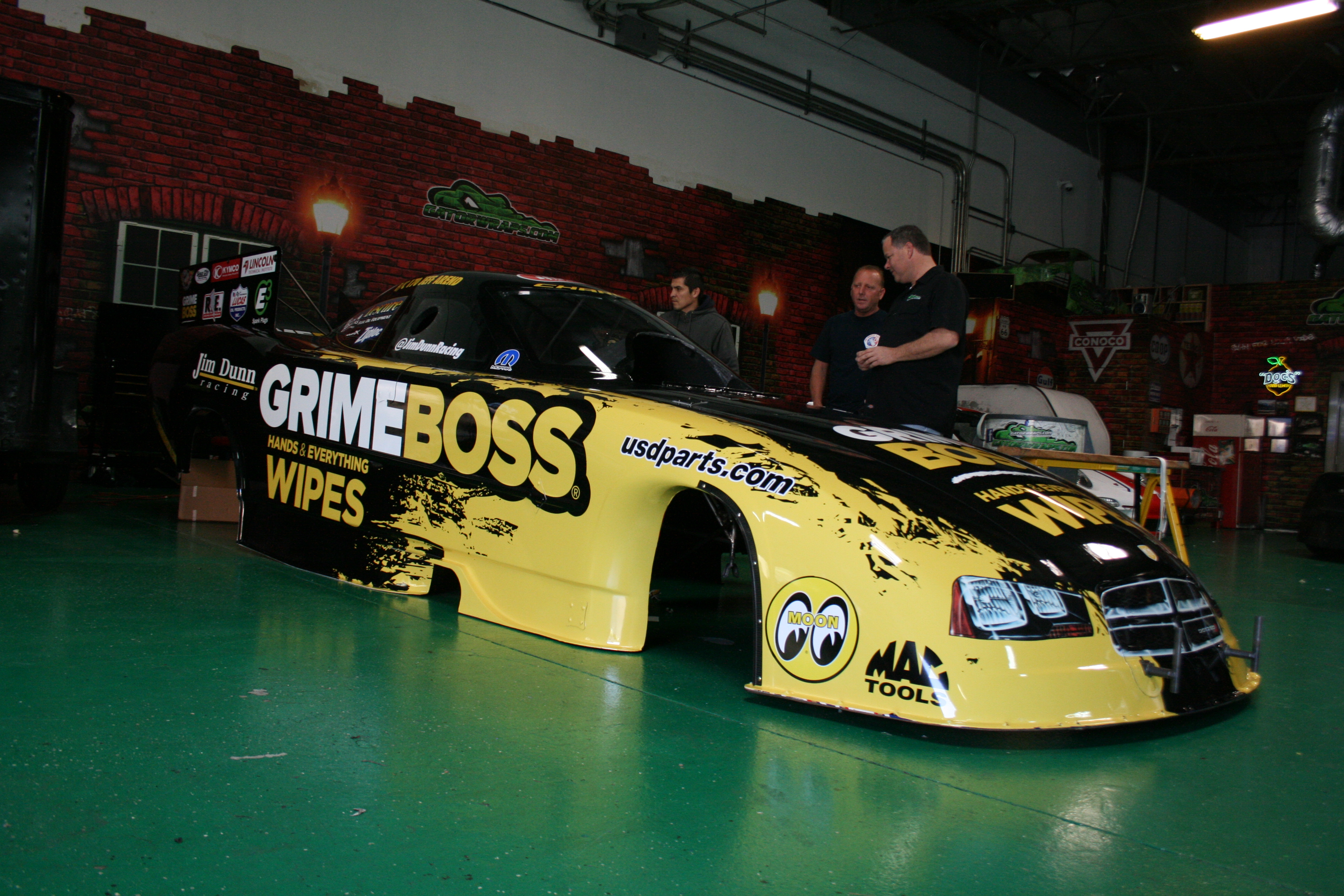 race car wrap