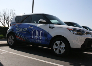 CBE Office Solutions fleet wraps
