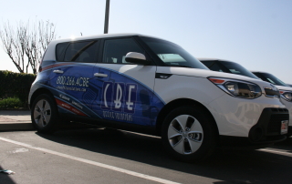 CBE Office Solutions fleet wraps