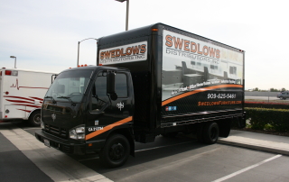 swedlows furniture trailer wrap