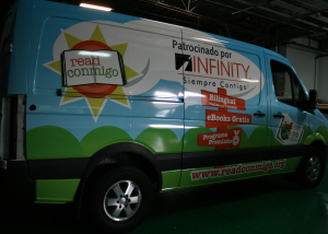 Readconmigo.com van wrap