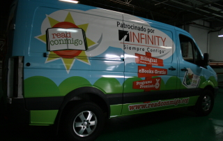 Readconmigo.com van wrap