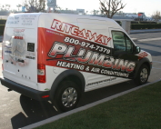 rite-a-way plumbing fleet wrap