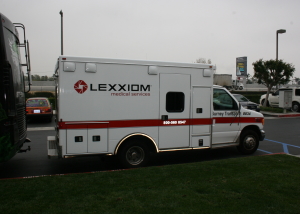 Lexxiom medical services fleet car wrap