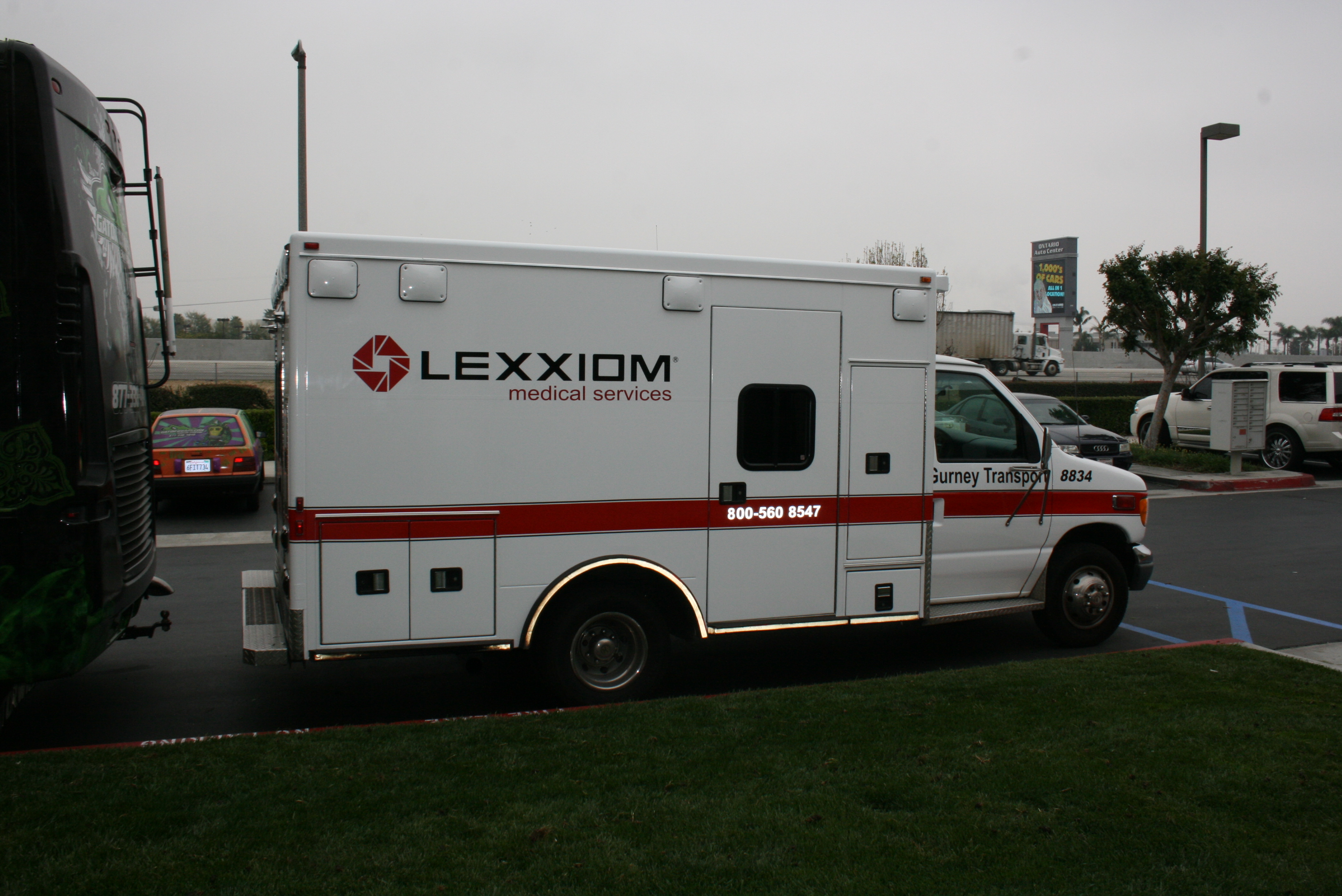 Lexxiom medical services fleet car wrap