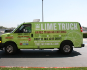 the lime truck van wrap