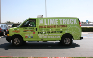 the lime truck van wrap
