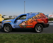 hog heaven car wrap