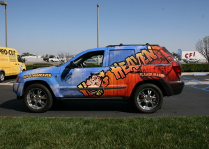 hog heaven car wrap