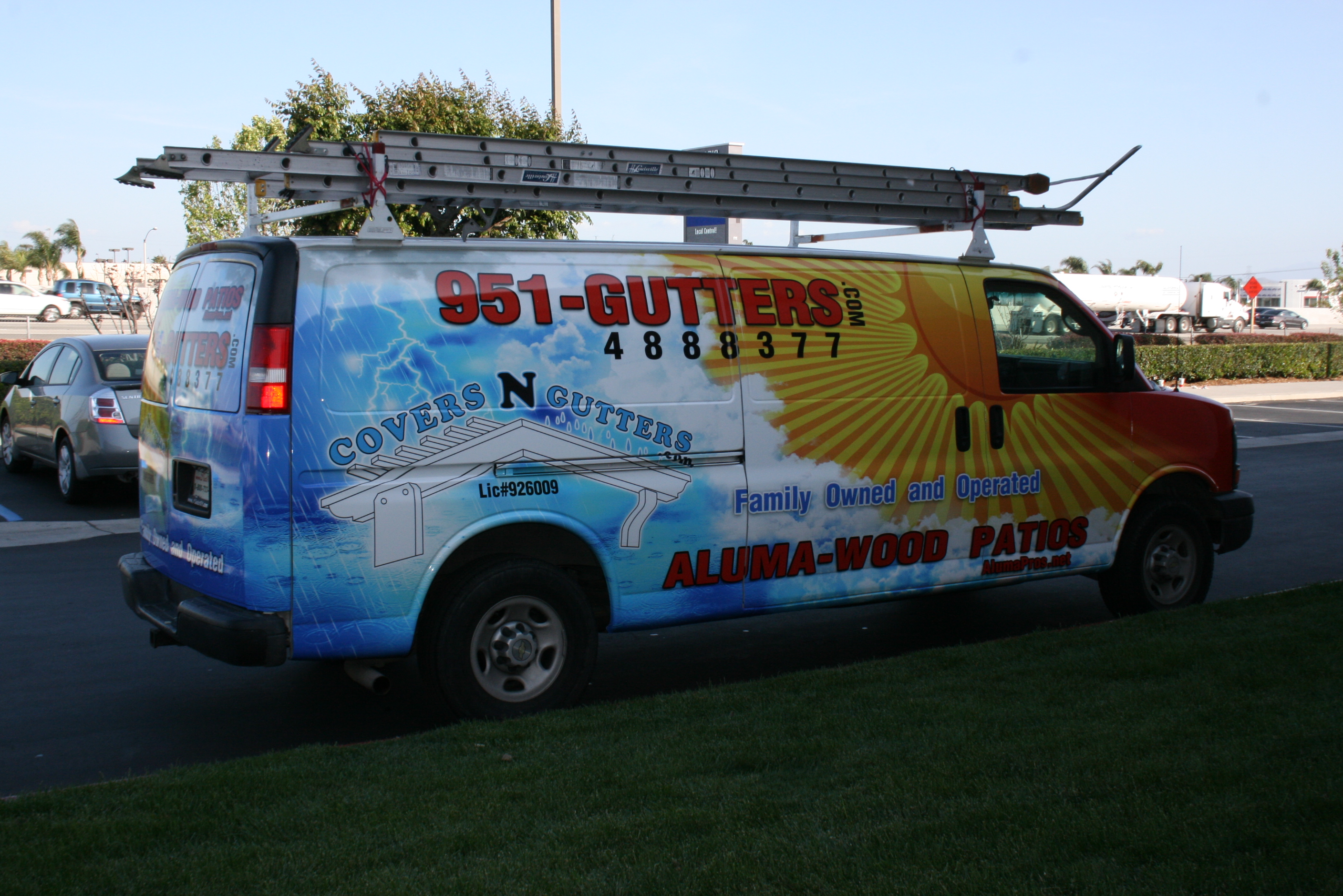 951 Gutters van wrap