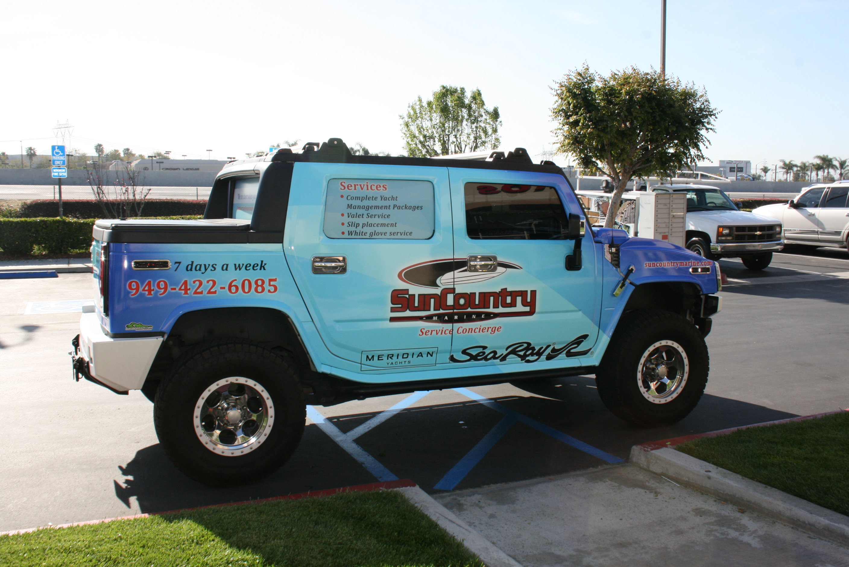 sun country hummer wrap