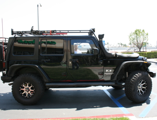 Black Jeep Wrangler