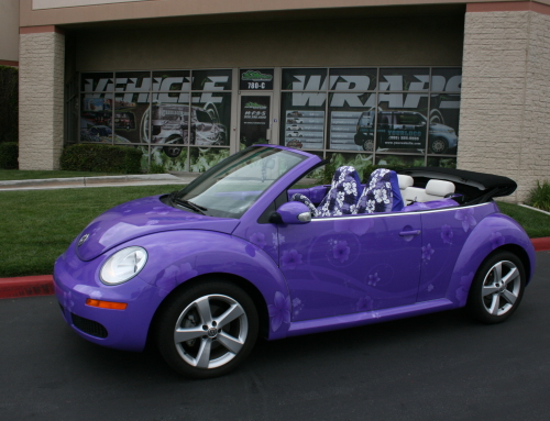 Purple Car Wrap