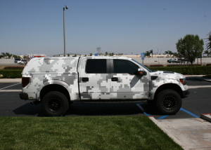 Pixel Truck Wrap