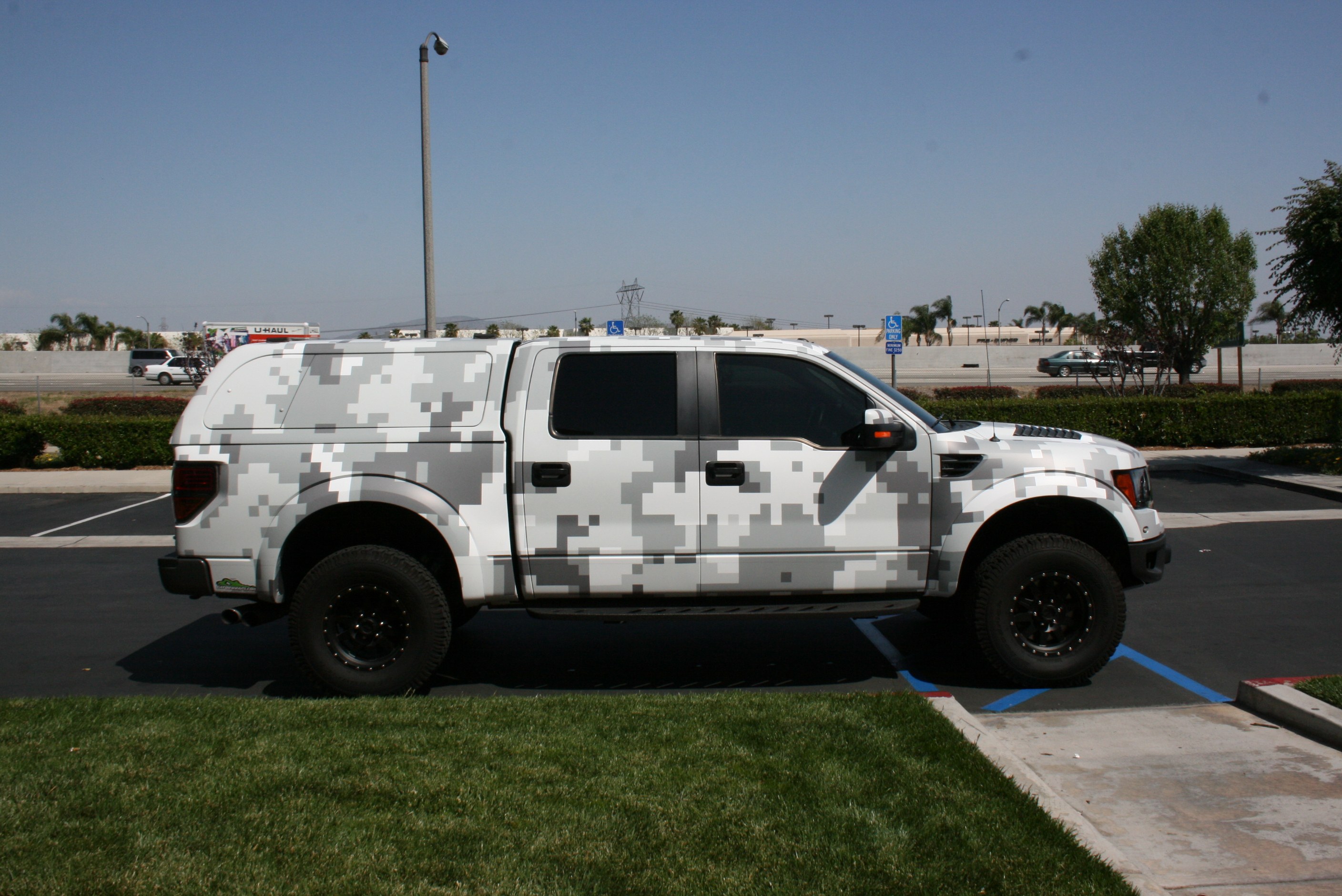 Pixel Truck Wrap