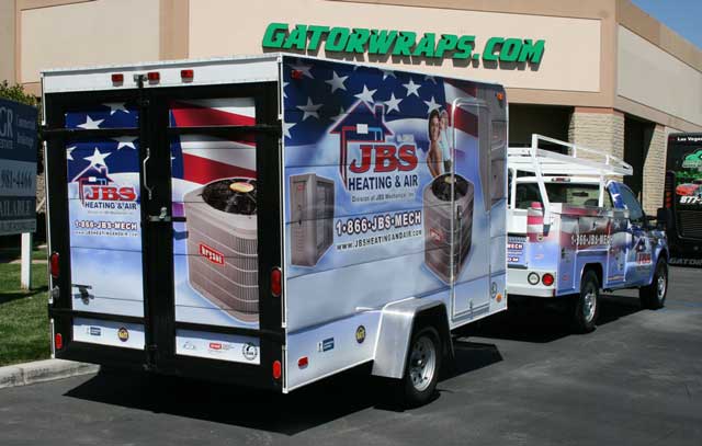 JBS Heating & Air Truck & Trailer Wrap