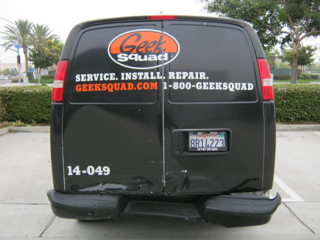 geek squad van wrap